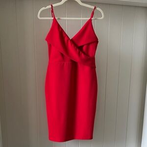 Elegant Red Sleeveless Dress